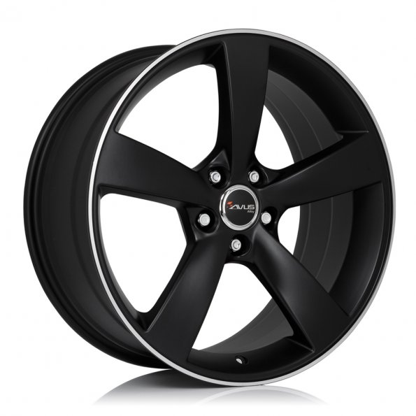 AVUS Matt Black Polished