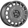 OZ RALLY RACING DARK GRAPHITE SILVER LETTERING