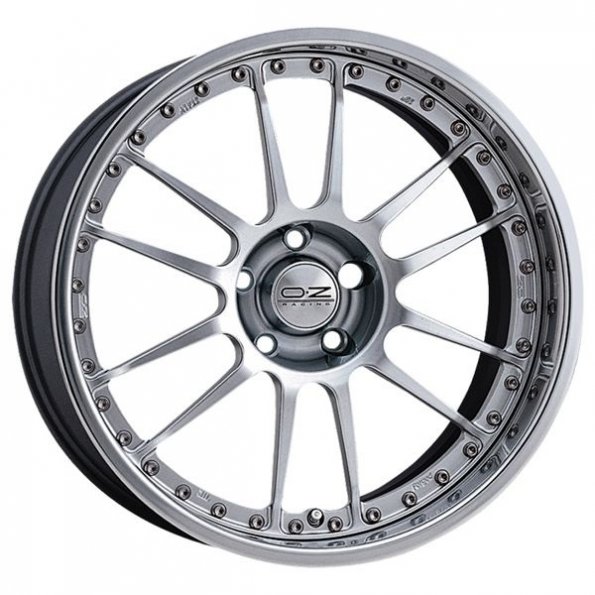 OZ RALLY RACING VAN DARK GRAPHITE SILVER LETTERING