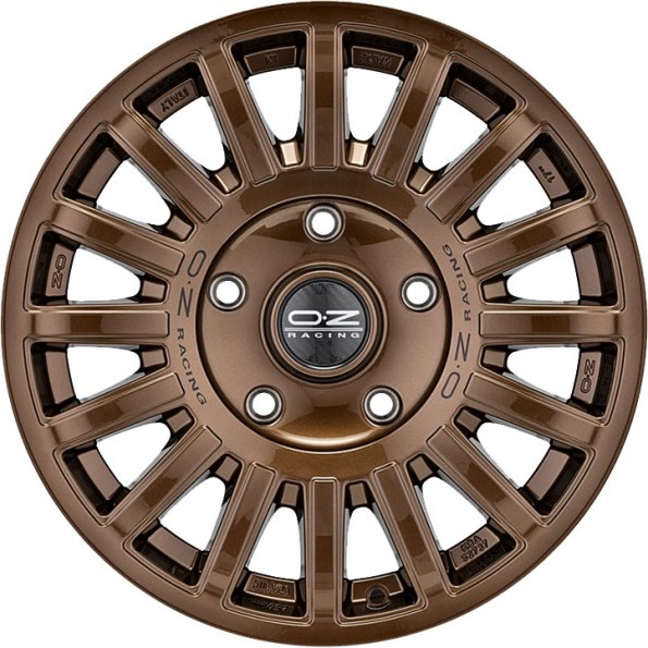 OZ RALLY RAID GLOSS BRONZE BLACK LETTERING