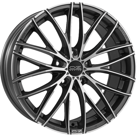 OZ Racing Italia 150 Matt Dark Graphite Diamond Cut