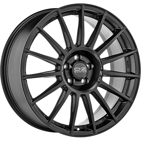 OZ SUPERTURISMO DAKAR MATT BLACK SILVER LETTERING