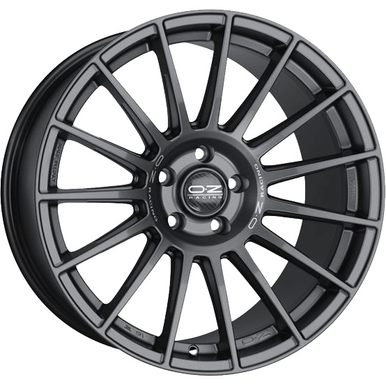 OZ SUPERTURISMO DAKAR MATT GRAPHITE SILVER LETTERING